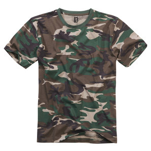 Brandit T-Shirt Woodland Camouflage unter Brandit