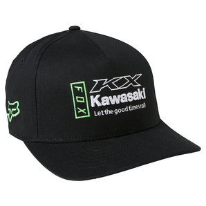 Fox Kawasaki Kawi Cap Schwarz unter Fox