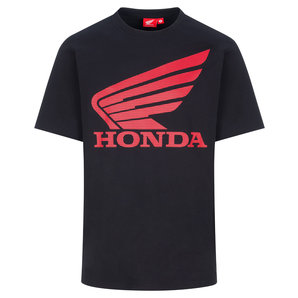 Honda T-Shirt Wing Schwarz HRC unter HRC
