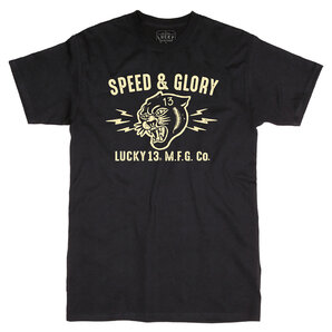 Lucky 13 Speed and Glory T-Shirt Schwarz unter Lucky 13