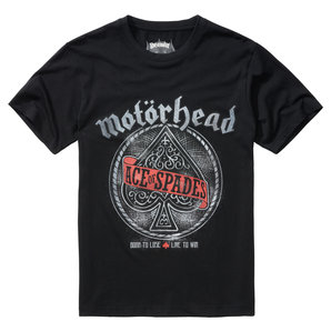Motörhead Brandit Ace of Spades T-Shirt Schwarz