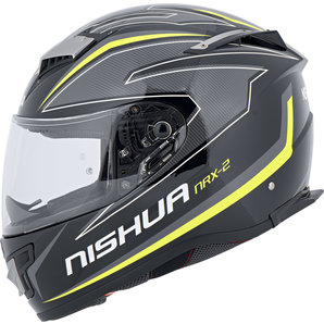 Nishua NRX-2 Integralhelm Schwarz Grau Neon Gelb